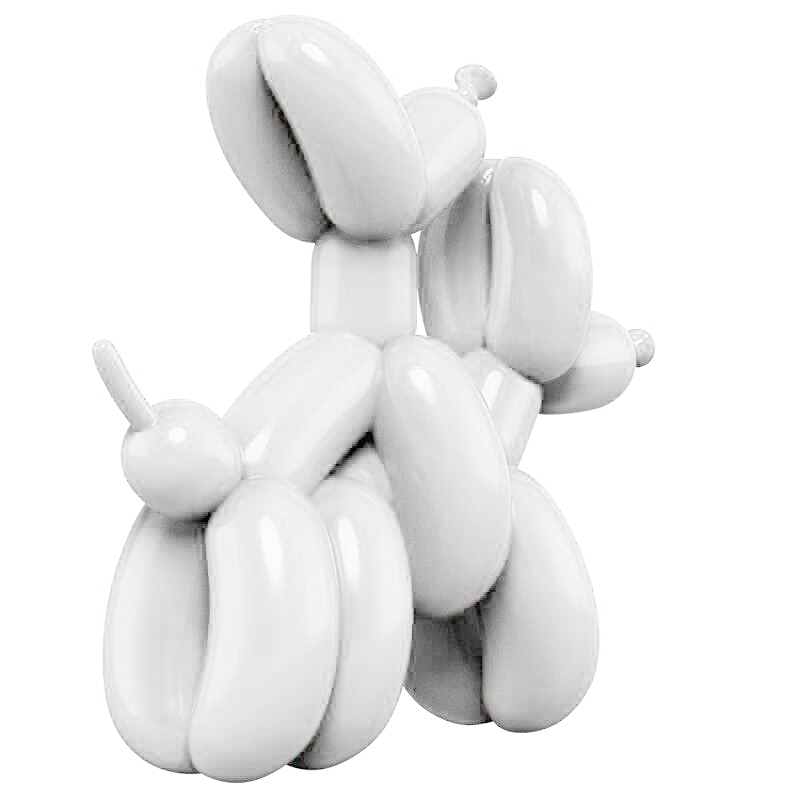 HUMPek Naughty Balloon Dogs Art Figurine Resin Craft Abstract Statue Home Decorations Table Gift Living Room Decoration AA9 210827