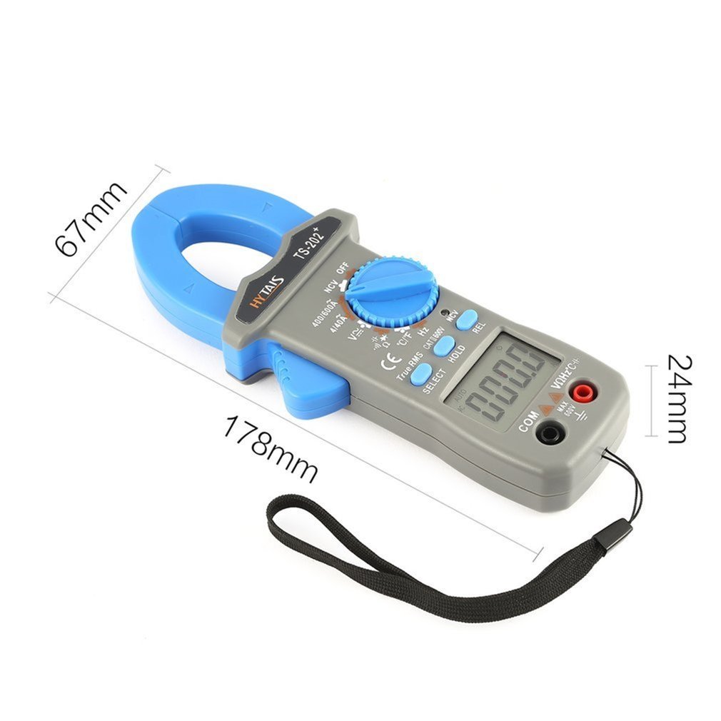 TS200/TS201/TS202 + Digital flow rate True Rms Multimeter Ncv Resistance Condensator Diode Temperature Tester Clampmeter