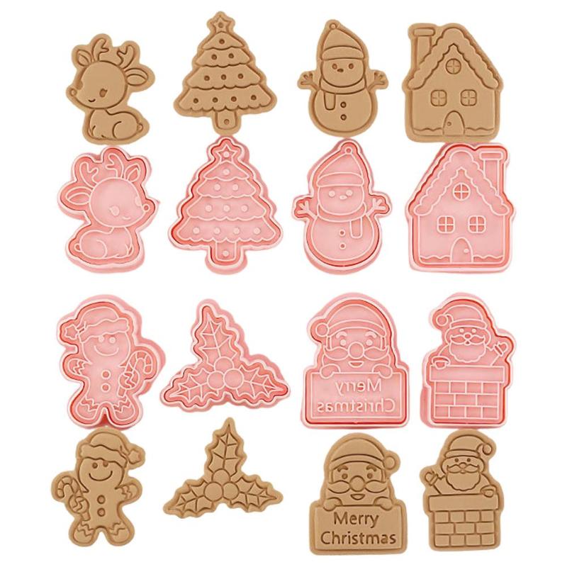 Baking Moulds Christmas Cookie Cutters Set - 3D Holiday DIY Chocolate Biscuit Fondant For Bakin
Baking Moulds Christmas Cookie Cutters Set - 3D Holiday DIY Chocolate Biscuit Fondant For Bakin