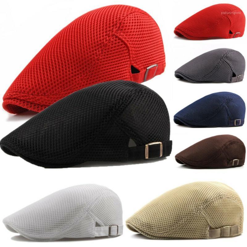 Berets 2021 Summer Men Women Casual Beret Hat Fashion Solid Color Flat Cap Sboy Style Gatsby Adjustable Breathable Mesh Caps, Black
Berets 2021 Summer Men Women Casual Beret Hat Fashion Solid Color Flat Cap Sboy Style Gatsby Adjustable Breathable Mesh Caps, Black