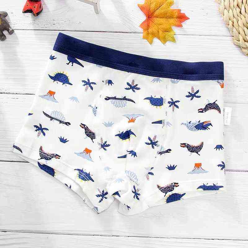 4Pcs/Lot Cotton Kids Boys Underwear Boxer Baby Children Panties Briefs Teenager Underpants 2-12Y 211122