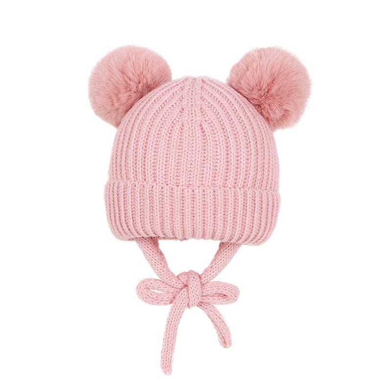 Caps & Hats Cartoon Double Pompom Baby Hat Autumn Winter Warm Soft Knitted Kids Born Beanie Solid Color Boy Girl Bonnet Cap, Blue
Caps & Hats Cartoon Double Pompom Baby Hat Autumn Winter Warm Soft Knitted Kids Born Beanie Solid Color Boy Girl Bonnet Cap, Blue