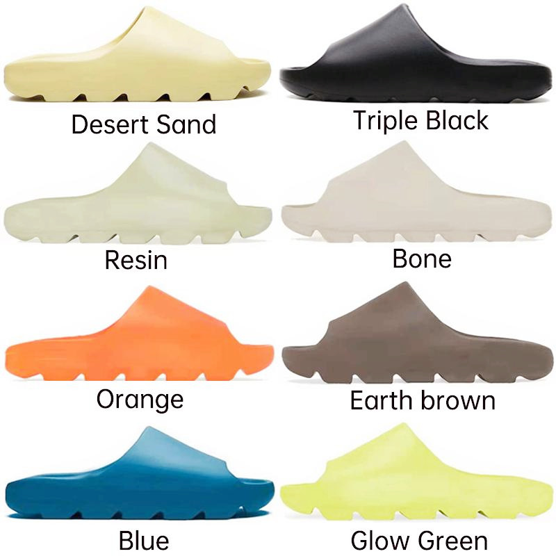 Designer Slippers shoes Summer Fashion Earth Brown Bone Resin Sand Triple Black total Orange Blue foam runner Flat Slides Men Women Beach Causal Sandals
Designer Slippers shoes Summer Fashion Earth Brown Bone Resin Sand Triple Black total Orange Blue foam runner Flat Slides Men Women Beach Causal Sandals