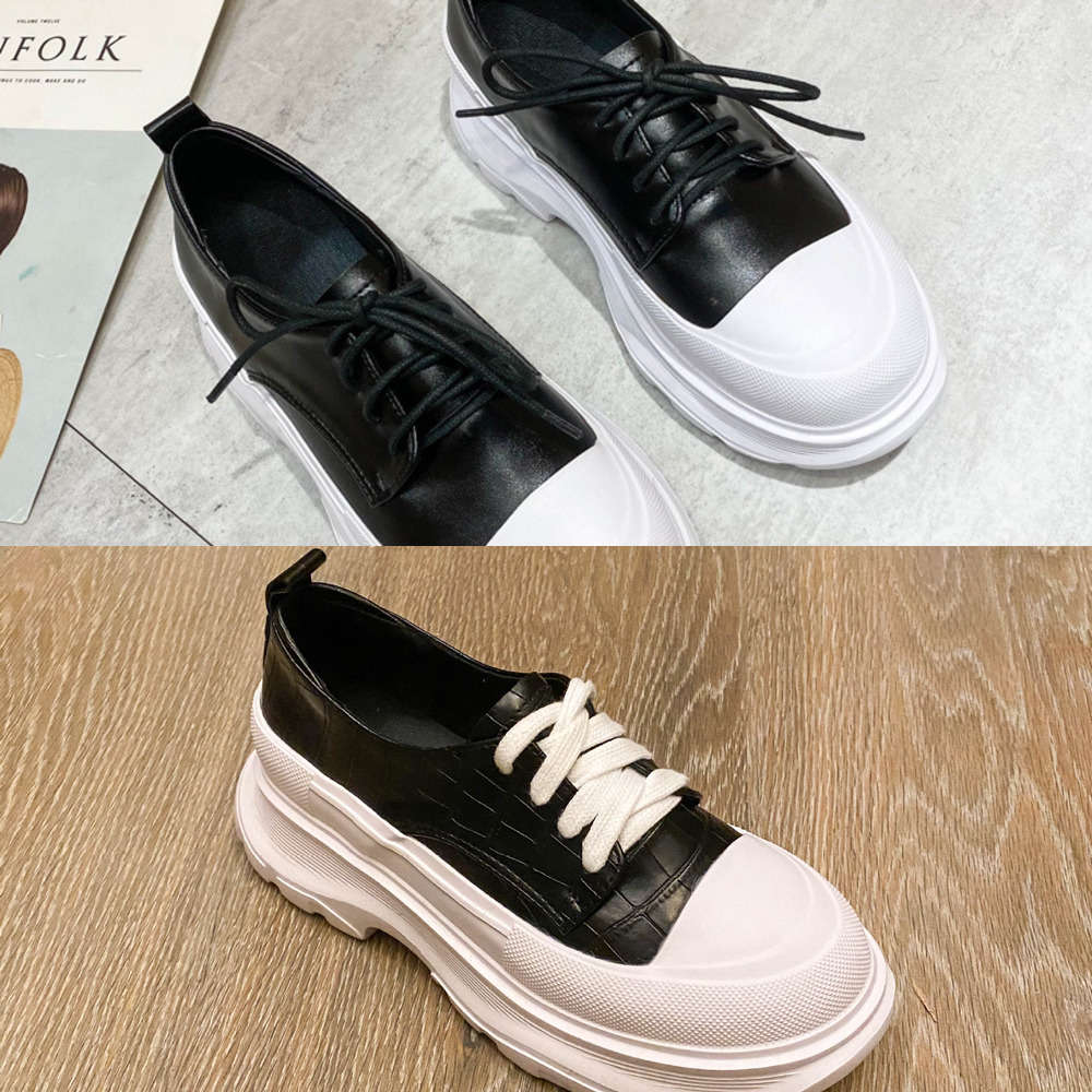 Casual shoes 2021 small white shoes women's fashion thick bottomed muffin leather new sports and leisure front lace up daddy single ALOO, Black
Casual shoes 2021 small white shoes women's fashion thick bottomed muffin leather new sports and leisure front lace up daddy single ALOO, Black