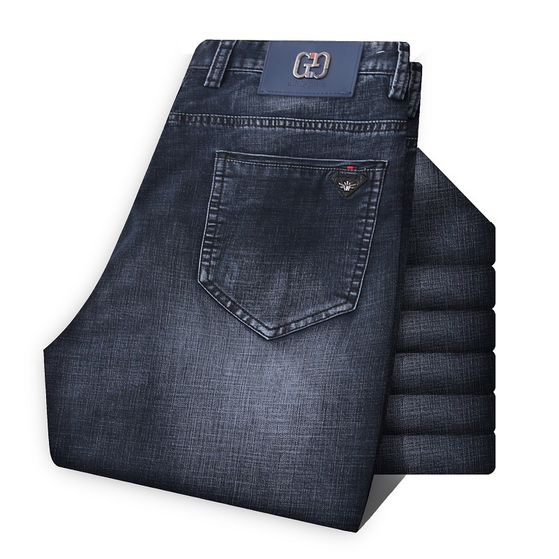 Big Tall Men Clothing 195 210 High Height Male Denim Pants Plus Size Men's Jeans Summer Straight Super Long 130cm Length 210518