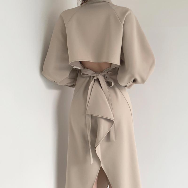 Casual Dresses Design Hollow Out Waist Long Sleeve Split Woman Dress Simple Korean Solid Elegant Robe Femme Slim Office Lady Vestidos, Black;gray
Casual Dresses Design Hollow Out Waist Long Sleeve Split Woman Dress Simple Korean Solid Elegant Robe Femme Slim Office Lady Vestidos, Black;gray