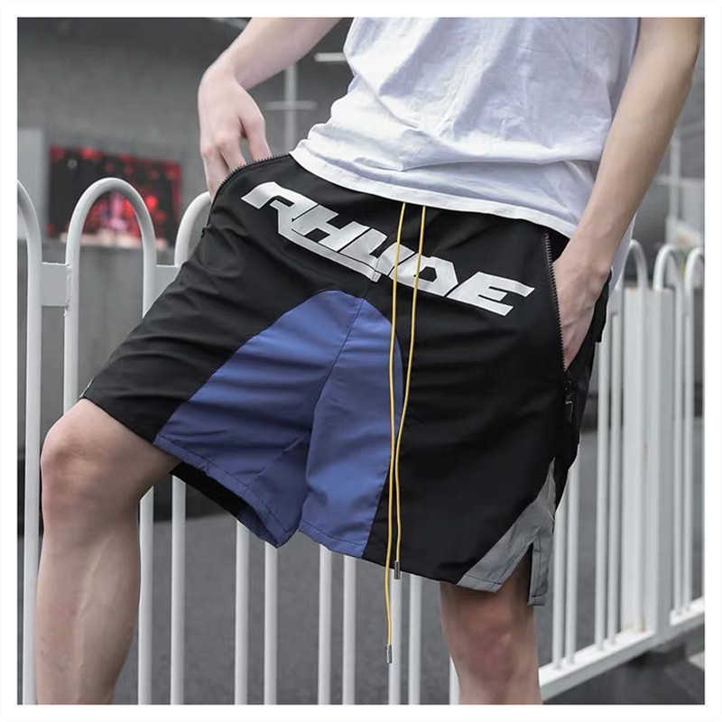 fashion outlet color rhude 3m reflective matching rope pill zipper black mesh double deck beach casual mens and womens shorts
fashion outlet color rhude 3m reflective matching rope pill zipper black mesh double deck beach casual mens and womens shorts