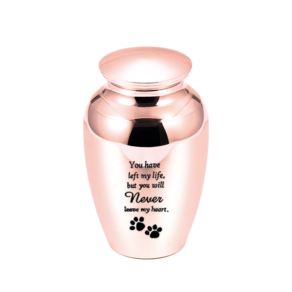 Cremation Urn Aluminum Alloy 70x45mm Jar Pendant Dog Paw Ashes Coffin Pot Engraved -You Have Left My Life But You Will Never Leave My Heart
Cremation Urn Aluminum Alloy 70x45mm Jar Pendant Dog Paw Ashes Coffin Pot Engraved -You Have Left My Life But You Will Never Leave My Heart