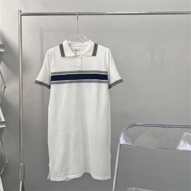 Designer classic retro polo one-piece with small lapel fashion casual quality stripe patchwork dress 21071302ZY, Extra cost
Designer classic retro polo one-piece with small lapel fashion casual quality stripe patchwork dress 21071302ZY, Extra cost