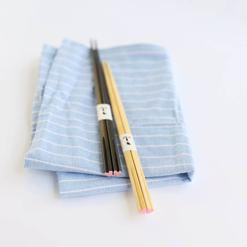 Kitchen Tableware Durable 1 Pair Lover Chopsticks Eco-friendly Natural Wood Japanese-style Love Heart Nice Gift