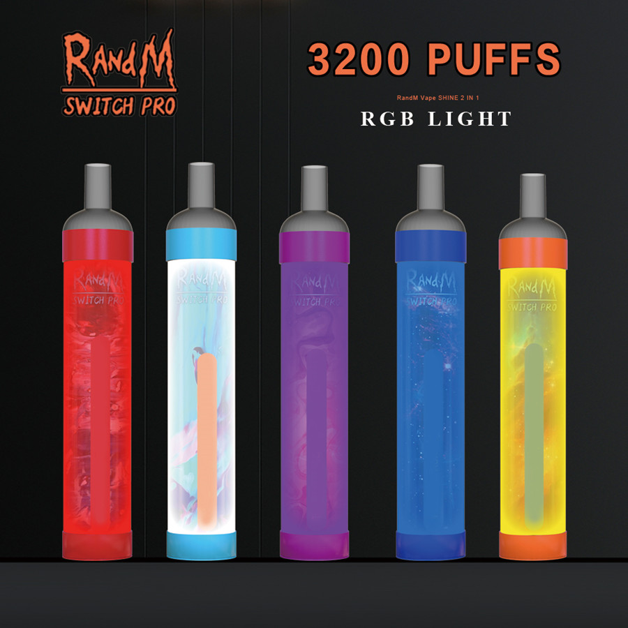 Wholesale Price RandM Switch Pro 2in1 Disposable E cigarette R and M Vape 3200puffs RGB Light Glowing
Wholesale Price RandM Switch Pro 2in1 Disposable E cigarette R and M Vape 3200puffs RGB Light Glowing