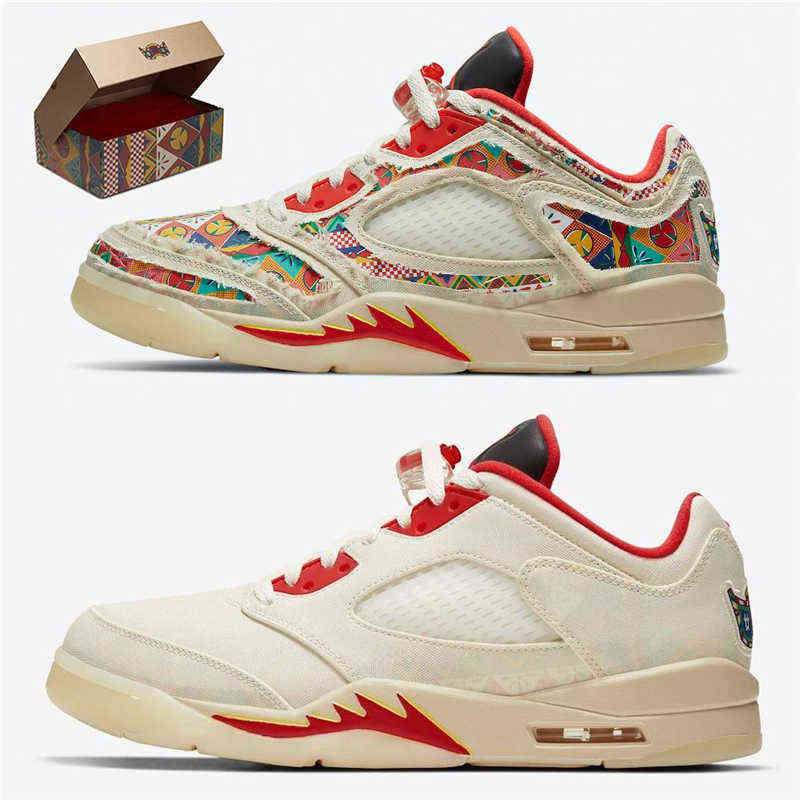 C080520 Authentic 5 High OG Low Chinese New Year Athletic Shoes Man CNY Sail Chile Red-Opti Yellow-Pearl White Zapatos DD2240-100 Outdoor Sneakers
C080520 Authentic 5 High OG Low Chinese New Year Athletic Shoes Man CNY Sail Chile Red-Opti Yellow-Pearl White Zapatos DD2240-100 Outdoor Sneakers