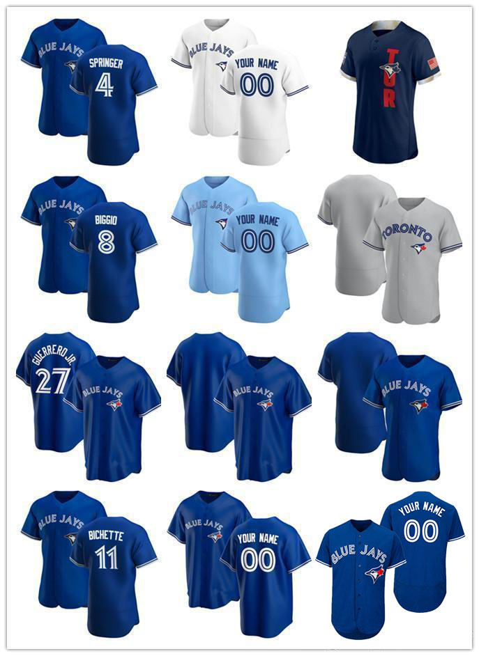 Custom Blue Jersey Toronto Vladimir Guerrero Jr. Bo Bichette George Springer Cavan Biggio Joe Carter Grichuk Josh Donaldson ryu Baseball Jerseys Jays Men Women Youth, Youth color 2
Custom Blue Jersey Toronto Vladimir Guerrero Jr. Bo Bichette George Springer Cavan Biggio Joe Carter Grichuk Josh Donaldson ryu Baseball Jerseys Jays Men Women Youth, Youth color 2
