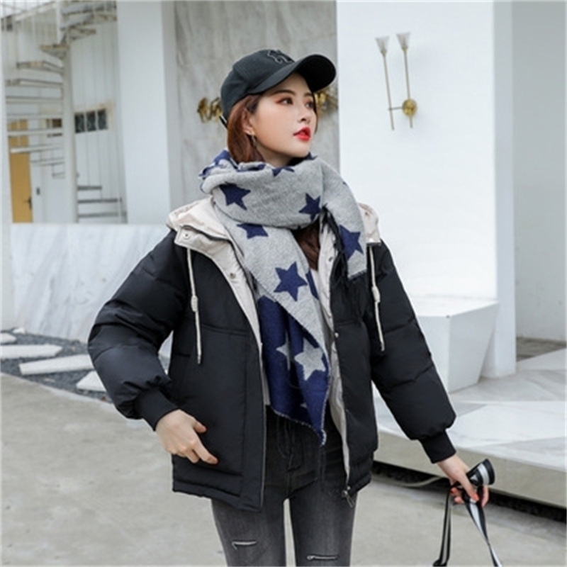 Women' short cotton padded jacket, warm and thick, winter all-match comfortable zipper outer wear 211108, Blue
Women' short cotton padded jacket, warm and thick, winter all-match comfortable zipper outer wear 211108, Blue