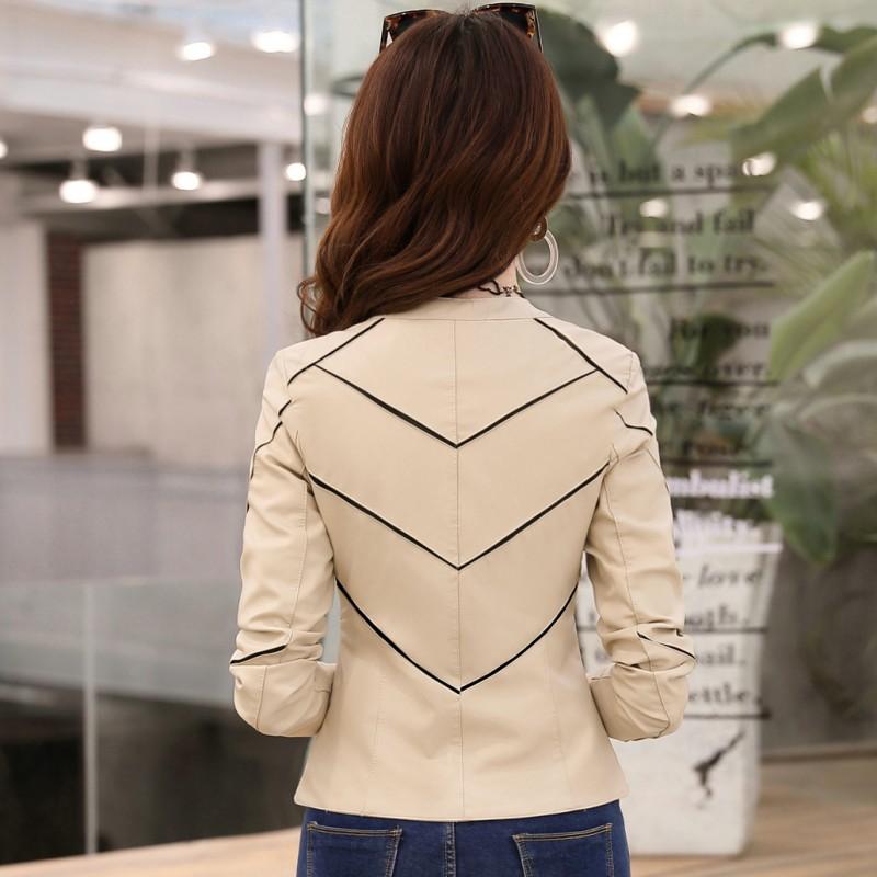 Women's Leather & Faux Jacket 2021 Women Red Korean Short Pu Coat Spring Autumn Slim Abrigo Mujer Pph564, Beige
Women's Leather & Faux Jacket 2021 Women Red Korean Short Pu Coat Spring Autumn Slim Abrigo Mujer Pph564, Beige