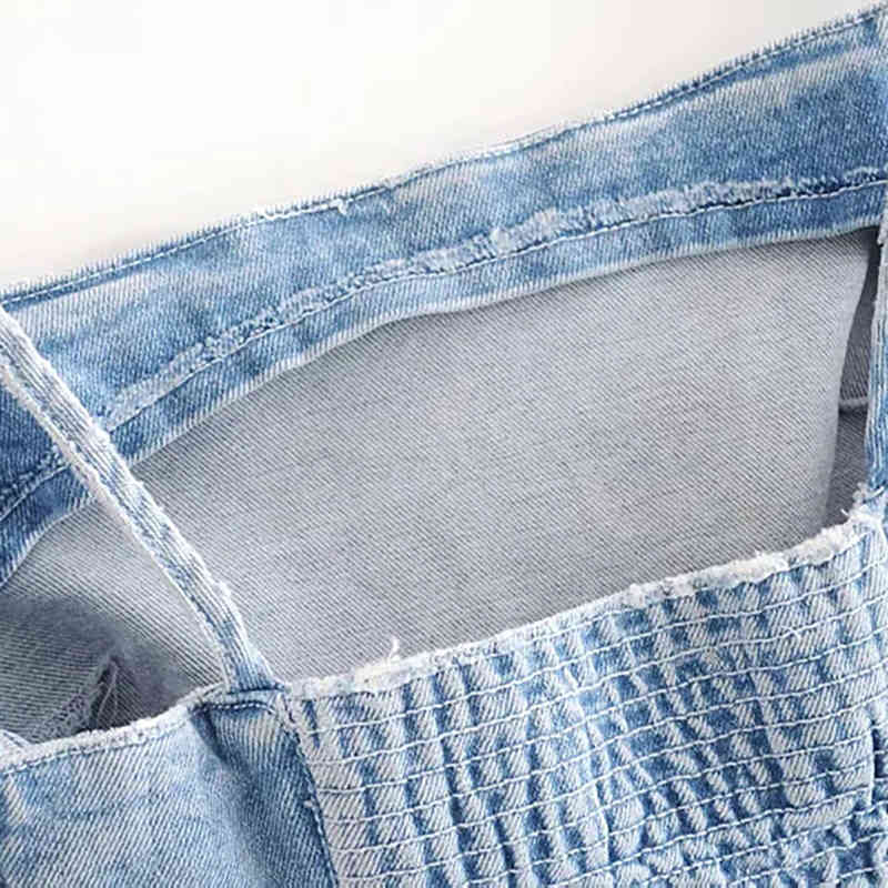 Sexy Spaghetti Strap Denim Mini Dress Women Fashion Sleeveless Party es Summer Solid Backless Club 210515