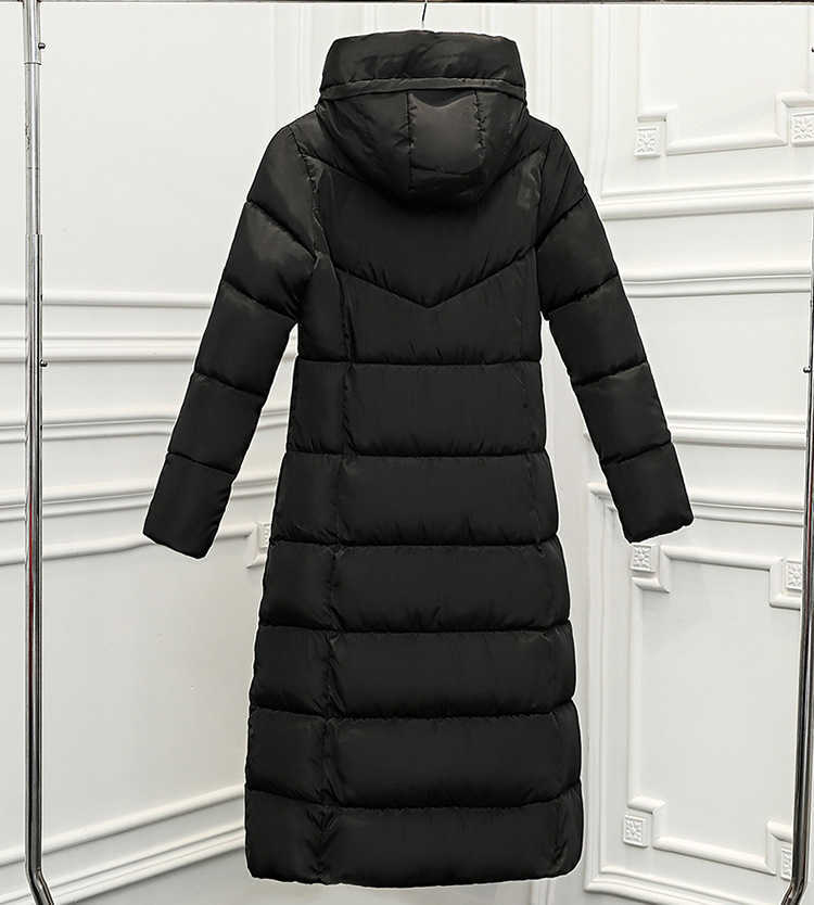 Direct Selling Full Korean Long Lady's Coat Thickened Padded Jacket Winter Down Parka Women Jacket YY1513 210819