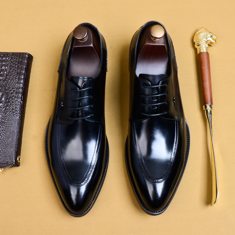 Lacing Genuine Leather Formal Dress Shoes For Men Wedding Brogue British Oxford Party Shoe Black Wine Red Pointed Toe Men Shoe
Lacing Genuine Leather Formal Dress Shoes For Men Wedding Brogue British Oxford Party Shoe Black Wine Red Pointed Toe Men Shoe