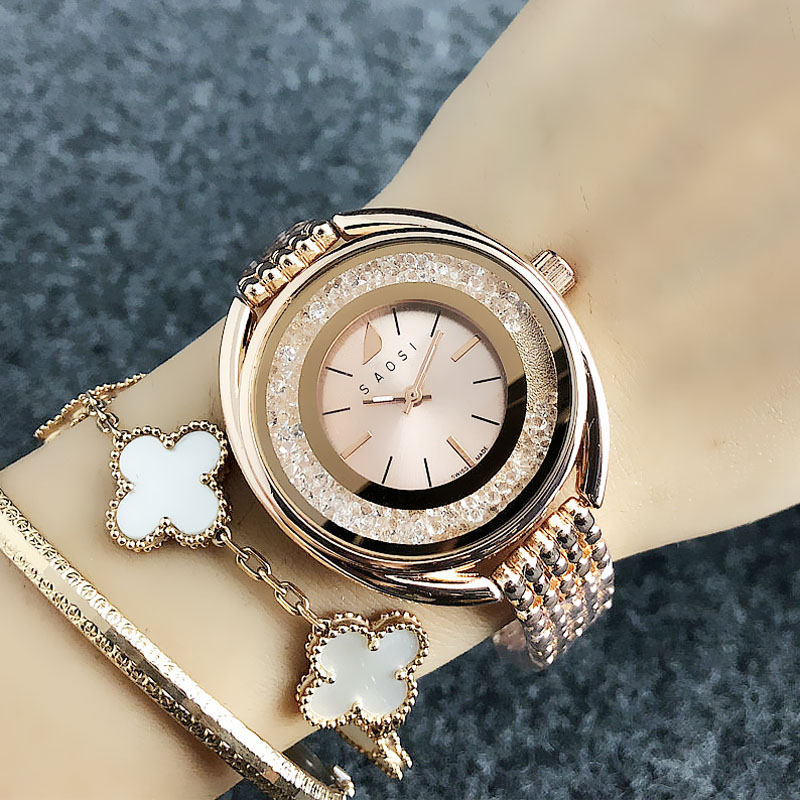 Fashion Brand Quartz Wrist Watches Women Girl Crystal Dial Metal Steel Band Clock SW04, Rose gold
Fashion Brand Quartz Wrist Watches Women Girl Crystal Dial Metal Steel Band Clock SW04, Rose gold