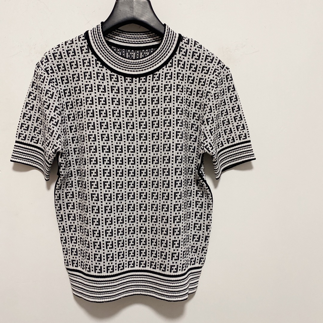 222 2021 Runway Spring Brand SAme Style Sweater Short Sleeve Crew Neck Fashion Pullover Clothes High Quality Womens xue, White;black
222 2021 Runway Spring Brand SAme Style Sweater Short Sleeve Crew Neck Fashion Pullover Clothes High Quality Womens xue, White;black