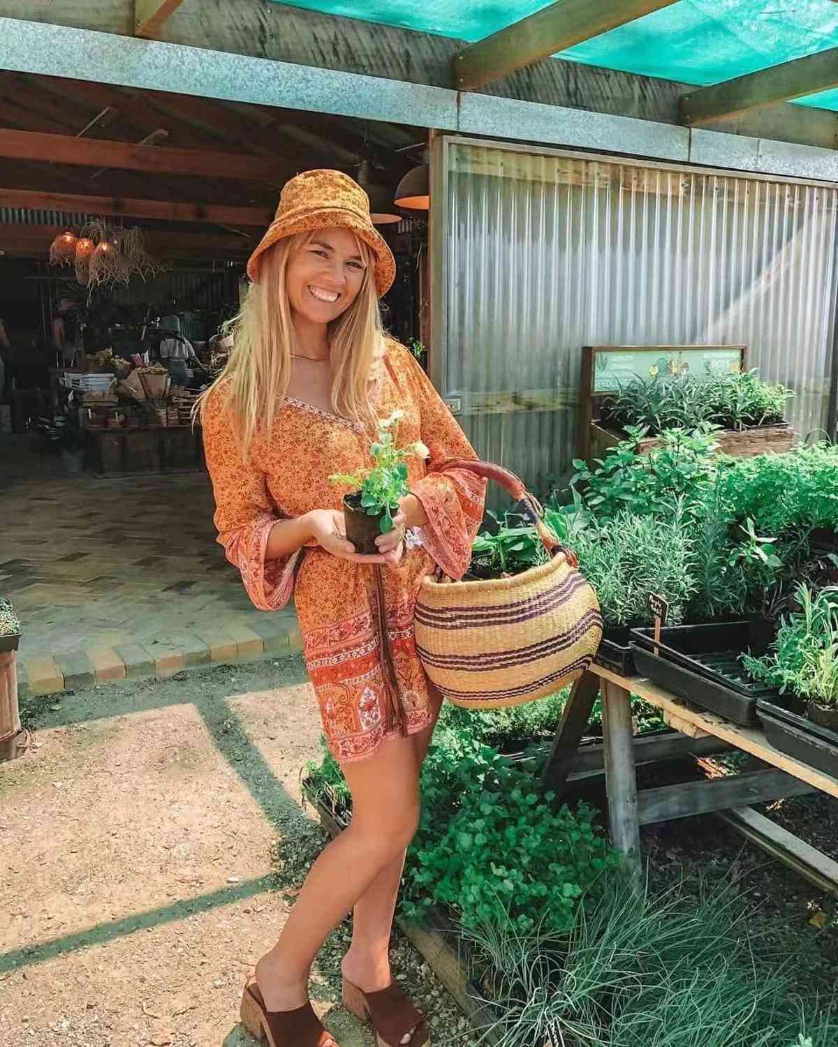 Bohemian Women V neck Location Flower Print Dress Summer Girl's Holiday Flare Long Sleeve Loose Mini Short Dresses Orange 210429