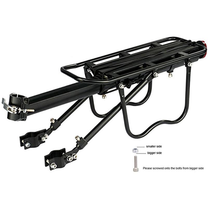 Seat Cushions Bike Rack Aluminum Alloy 50KG Luggage Rear Carrier Trunk For Bicycles MTB Shelf Cycling Bicycle Racks
Seat Cushions Bike Rack Aluminum Alloy 50KG Luggage Rear Carrier Trunk For Bicycles MTB Shelf Cycling Bicycle Racks
