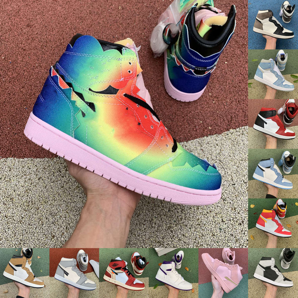 High 1 basketball shoes 1s University Blue Black Bio Hack Dark Mocha mens women sneakers Light Smoke Grey Satin Snake Chicago Fragment J Bal
High 1 basketball shoes 1s University Blue Black Bio Hack Dark Mocha mens women sneakers Light Smoke Grey Satin Snake Chicago Fragment J Bal