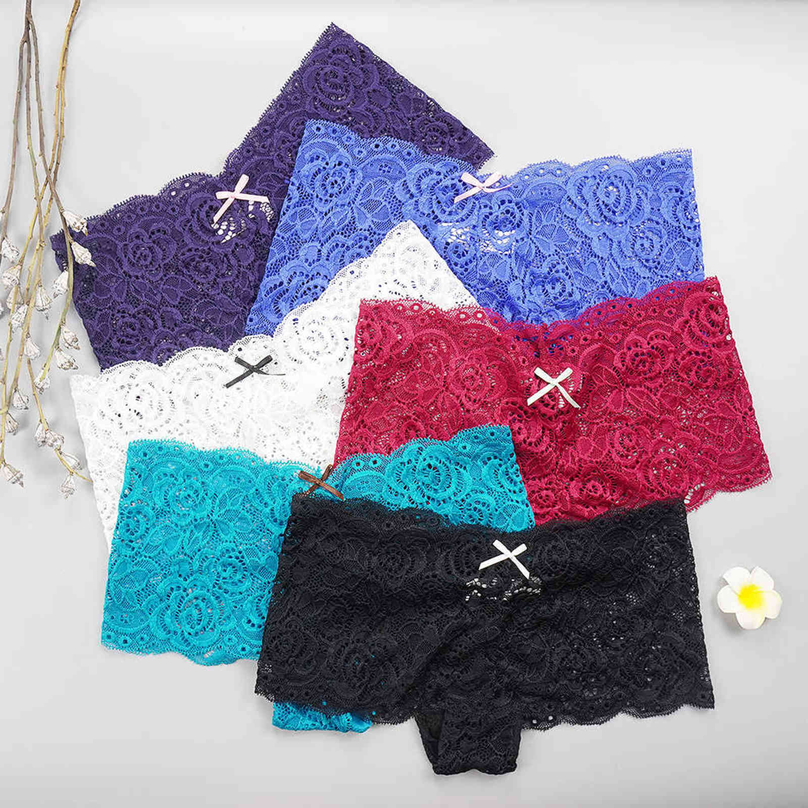 6pcs Women's Panties Sexy Lace Briefs Intimate Seamless Underpants Hollow Out Female Underwear Mid Waist Shorts Wholesale Lot 211109, Multi
6pcs Women's Panties Sexy Lace Briefs Intimate Seamless Underpants Hollow Out Female Underwear Mid Waist Shorts Wholesale Lot 211109, Multi