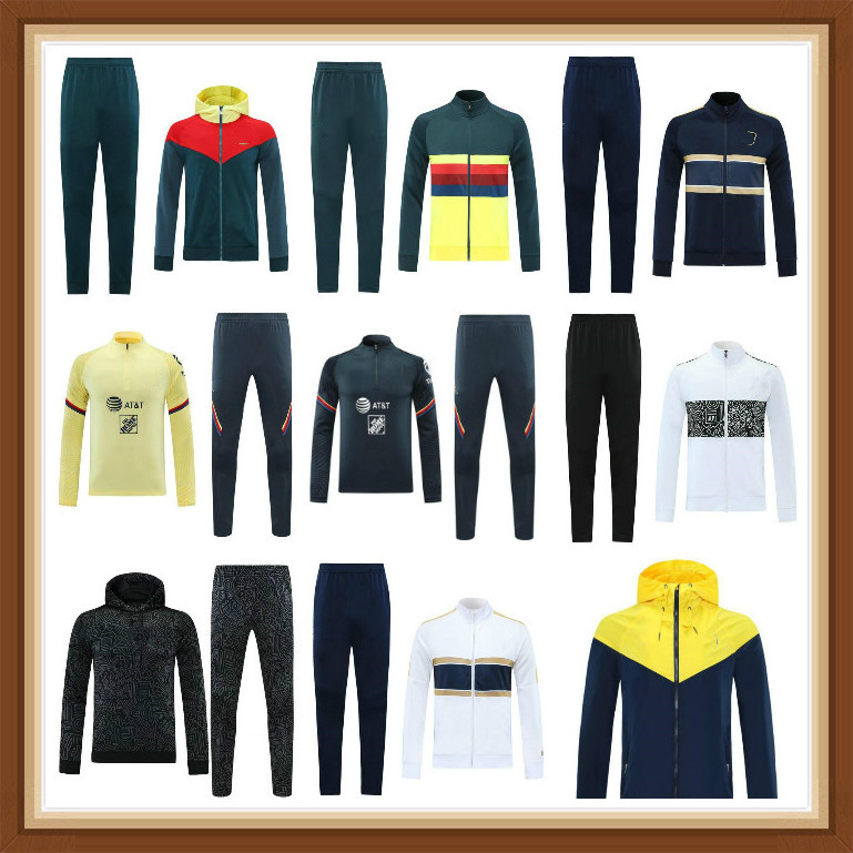 2021 Mexico Liga MX America long sleeve Hooded soccer jacket 20/21 GUERRON CALDERON Club América Football jackets tracksuit
2021 Mexico Liga MX America long sleeve Hooded soccer jacket 20/21 GUERRON CALDERON Club América Football jackets tracksuit
