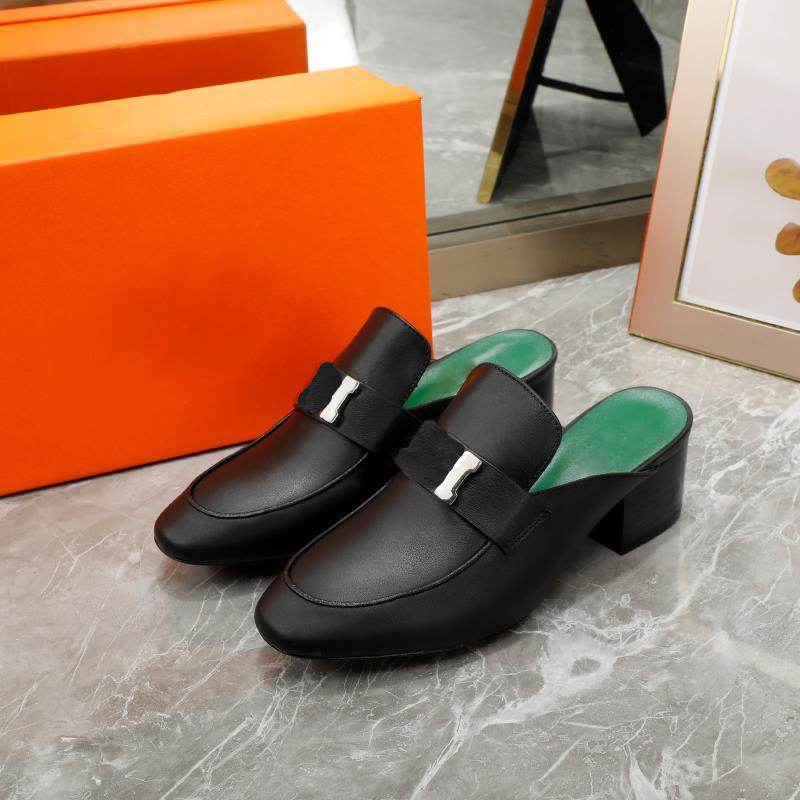 Luxury Designer Blossom Mules Women H Loafers Velvet Calfskin Mule Genuine Leather High Heels Kelly Metal Chain Shoes Size 35-42, 11
Luxury Designer Blossom Mules Women H Loafers Velvet Calfskin Mule Genuine Leather High Heels Kelly Metal Chain Shoes Size 35-42, 11