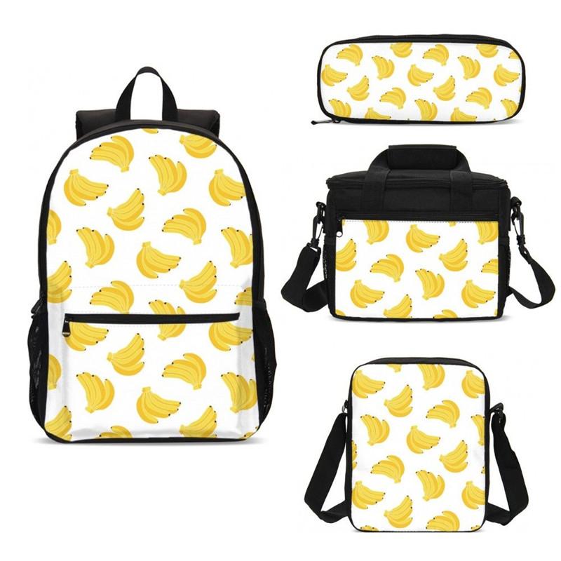 Backpack Banana Print School 4pcs Bags Sets Kids Women Sling Bag Men Pack Pen Food Mujer Bolsa Escolar Bolsas Termica, Scbw015001rjr
Backpack Banana Print School 4pcs Bags Sets Kids Women Sling Bag Men Pack Pen Food Mujer Bolsa Escolar Bolsas Termica, Scbw015001rjr