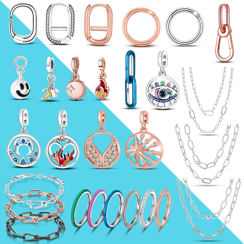 Me Series The Eye Medallion Pendant Charms 925 Silver Fit Pandora Bracelet Necklace DIY Link Earring Styling Two-ring Connector
Me Series The Eye Medallion Pendant Charms 925 Silver Fit Pandora Bracelet Necklace DIY Link Earring Styling Two-ring Connector