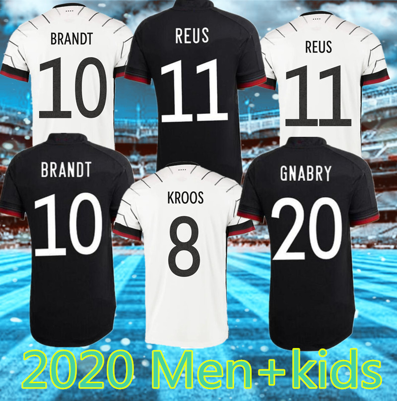 Germany 20 21 soccer jersey Home HUMMELS KROOS DRAXLER REUS MULLER GOTZE European Cup football shirts uniforms men + kids kit
Germany 20 21 soccer jersey Home HUMMELS KROOS DRAXLER REUS MULLER GOTZE European Cup football shirts uniforms men + kids kit