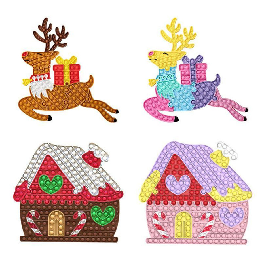 Large size Jigsaw Elk Pull Desktop Puzzle Decompression Toy Christmas Finger Push Bubble Sensory Fidget Toys Santa Claus Board free
Large size Jigsaw Elk Pull Desktop Puzzle Decompression Toy Christmas Finger Push Bubble Sensory Fidget Toys Santa Claus Board free