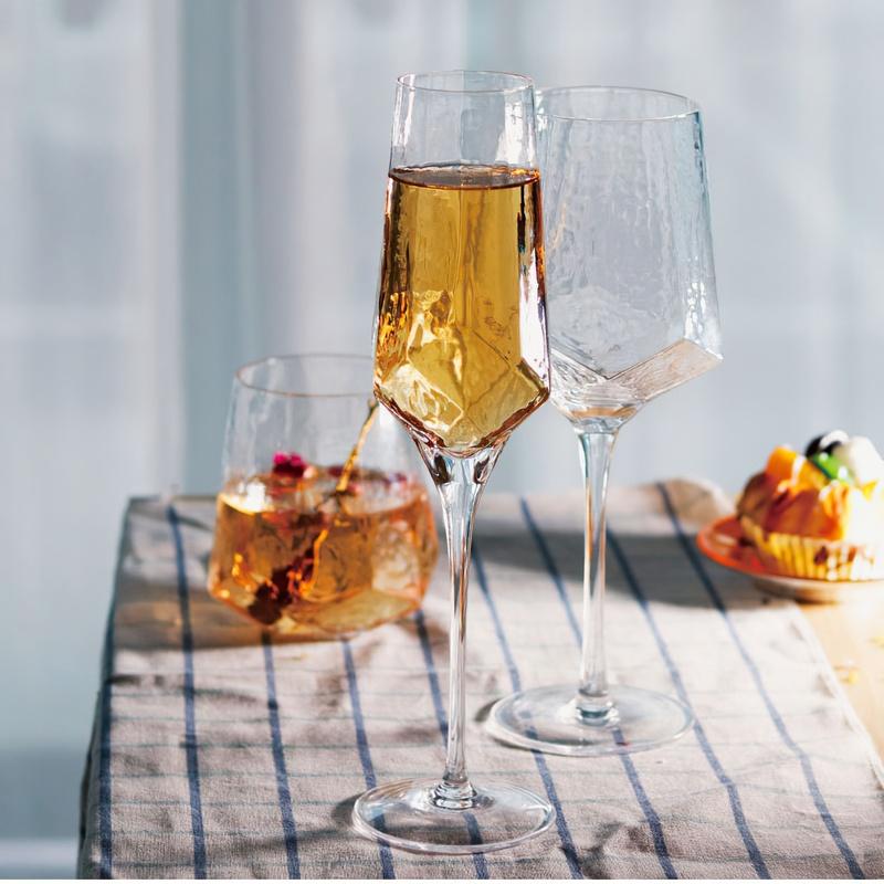 Glass Goblet 550ML Rainbow Water Ripples Diamond Shaped Transparent Tall Feet Wine Cup Ware Home Kitchen Bar Decoration Glasses
Glass Goblet 550ML Rainbow Water Ripples Diamond Shaped Transparent Tall Feet Wine Cup Ware Home Kitchen Bar Decoration Glasses