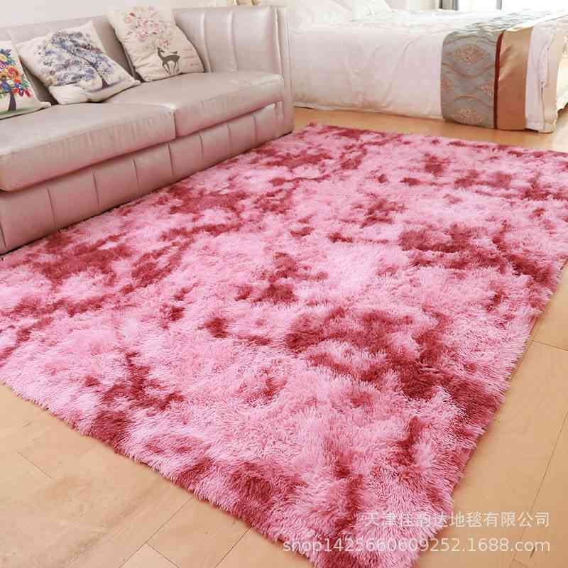 Tie dyed variegated gradient ins wind net red Plush bedside carpet bedroom living room rectangular floor mat, Mei hong
Tie dyed variegated gradient ins wind net red Plush bedside carpet bedroom living room rectangular floor mat, Mei hong