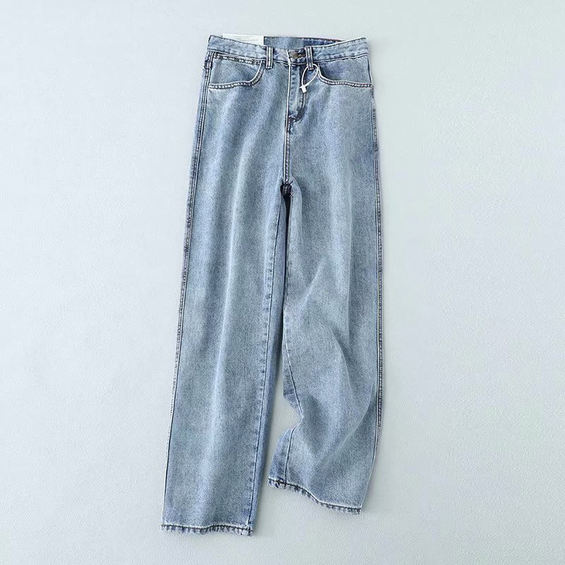 jeans m2777 - korean women's wear 2021 spring and autumn high waist thin denim wide leg floor pants, Blue
jeans m2777 - korean women's wear 2021 spring and autumn high waist thin denim wide leg floor pants, Blue