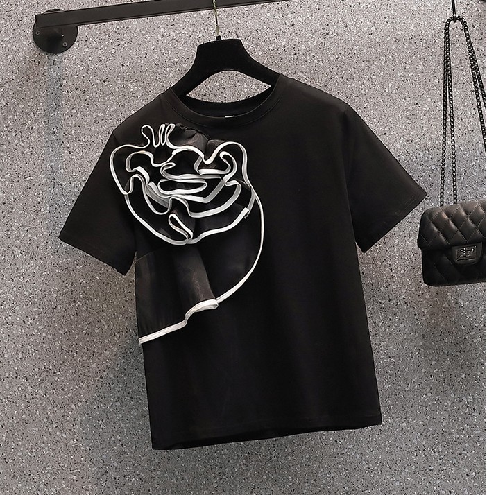 Summer Two piece set Elegant Fashion Chic Flowers T-Shirt Top + Plaid Drawstring Mermaid Skirts Office OL Casual Outfits 210519