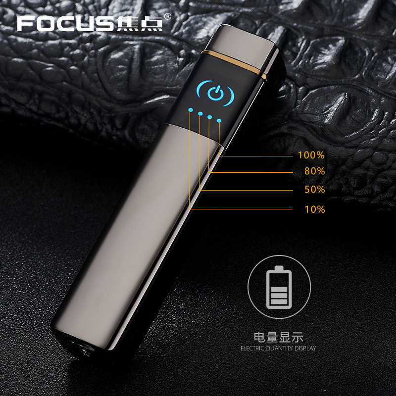 Fingerprint induction arc charging windproof creative USB electronic cigarette lighter advertising
Fingerprint induction arc charging windproof creative USB electronic cigarette lighter advertising