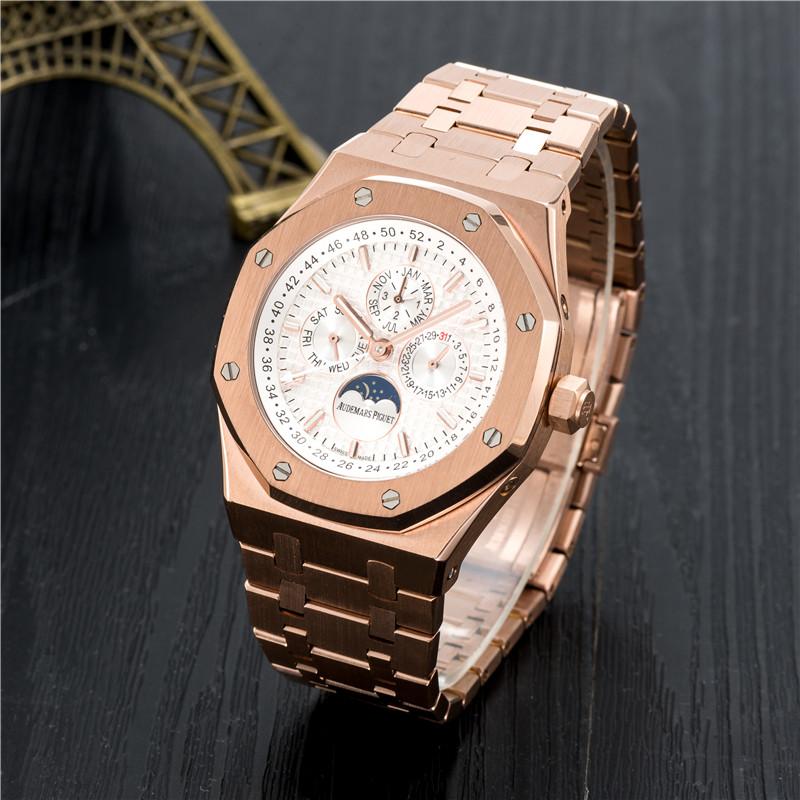 Audemars Piguet mens automatic Mechanical watches 42mm full stainless steel sapphire super luminous 5ATM waterproof Wristwatches montre de luxe, Slivery;brown
Audemars Piguet mens automatic Mechanical watches 42mm full stainless steel sapphire super luminous 5ATM waterproof Wristwatches montre de luxe, Slivery;brown