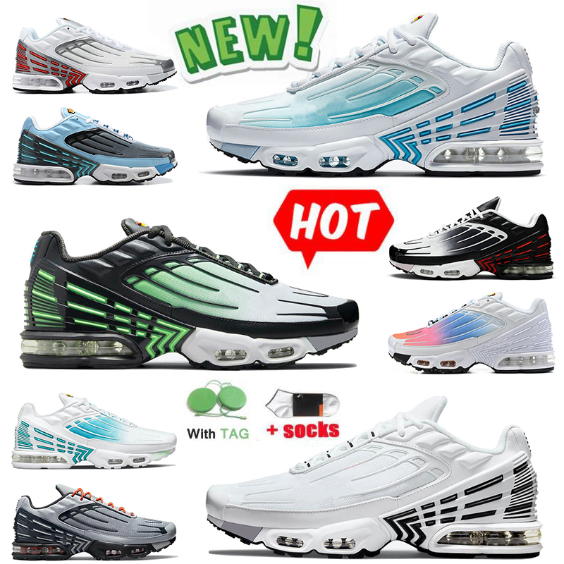 TN 3 Tuned III Plus Men Women Running Shoes Green Radiant Red Black White Off Max Obsidian Wolf Grey Blue Trainers Sports Sneakers Outdoor Jogging Walking, A16 triple black leather 39-45
TN 3 Tuned III Plus Men Women Running Shoes Green Radiant Red Black White Off Max Obsidian Wolf Grey Blue Trainers Sports Sneakers Outdoor Jogging Walking, A16 triple black leather 39-45