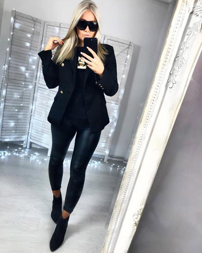 Women Leggings Ladies PU Leather High Waist Skinny Pencil Trousers Black Stretch Solid/Leopard/ Snakeskin Print Clothing 210522