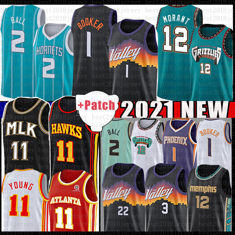 Devin Trae Booker Chris Young Paul Basketball Jersey Ja LaMelo Morant Steve Ball Nash Atlanta Phoenix Hawks Suns Memphis Charlotte Grizzlies
Devin Trae Booker Chris Young Paul Basketball Jersey Ja LaMelo Morant Steve Ball Nash Atlanta Phoenix Hawks Suns Memphis Charlotte Grizzlies