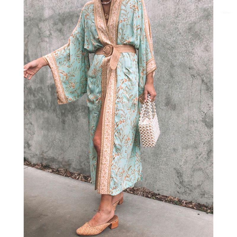 Bohemian Printed Bikini Cover-ups Green Cotton Tunic Long Kimono Cardigan Plus Size Women Beach Wear Swim Suit Cover Up Women's Swimwear
Bohemian Printed Bikini Cover-ups Green Cotton Tunic Long Kimono Cardigan Plus Size Women Beach Wear Swim Suit Cover Up Women's Swimwear
