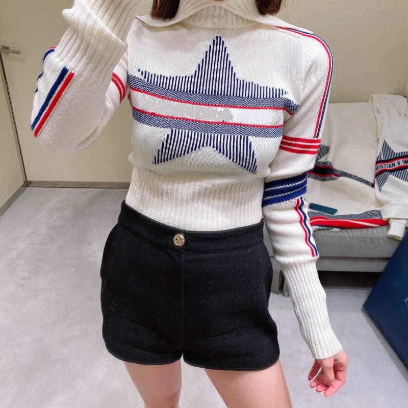 Women Pullovers Knitted Sweaters Wool turtleneck Outwears Tops Fashionable Sweatshirts For Lady Knits Long Sleeves High Neck Warm Sweater With, White;black
Women Pullovers Knitted Sweaters Wool turtleneck Outwears Tops Fashionable Sweatshirts For Lady Knits Long Sleeves High Neck Warm Sweater With, White;black