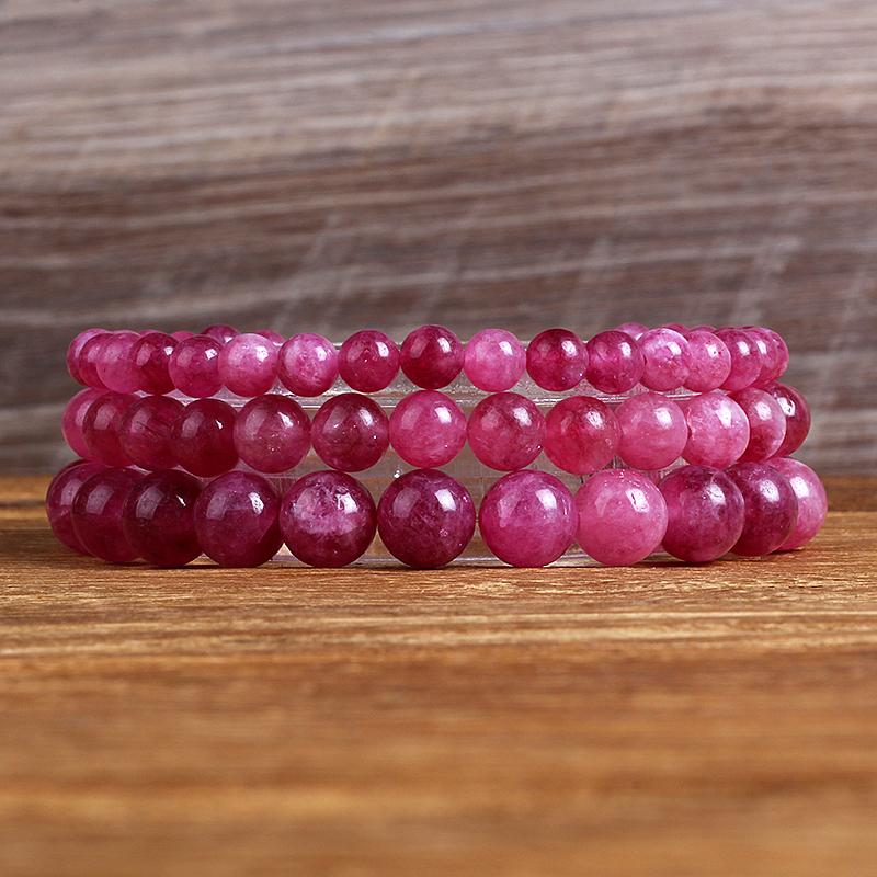 Beaded, Strands Natural Rose Red Quartzs Bracelets For Women 4/6/8/10mm Crystal Mica Stone Reiki Energy Men Charm Yoga Jewelry Pulsera
Beaded, Strands Natural Rose Red Quartzs Bracelets For Women 4/6/8/10mm Crystal Mica Stone Reiki Energy Men Charm Yoga Jewelry Pulsera