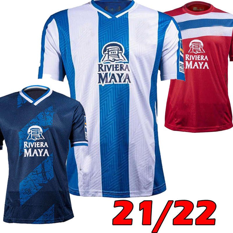 21/22 RCD Espanyol soccer jerseys Camisetas de Fútbol 2021 2022 R.D.T WU LEI Embarba Javi Puado Lopez men kids Kits football shirts Uniforms, Home
21/22 RCD Espanyol soccer jerseys Camisetas de Fútbol 2021 2022 R.D.T WU LEI Embarba Javi Puado Lopez men kids Kits football shirts Uniforms, Home