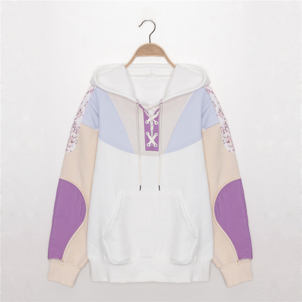 women's jackets female sweatshirt patchwork colors with hoodie design cordon floral seam long sleeve folklore casual autumn x3pw, Black;brown
women's jackets female sweatshirt patchwork colors with hoodie design cordon floral seam long sleeve folklore casual autumn x3pw, Black;brown