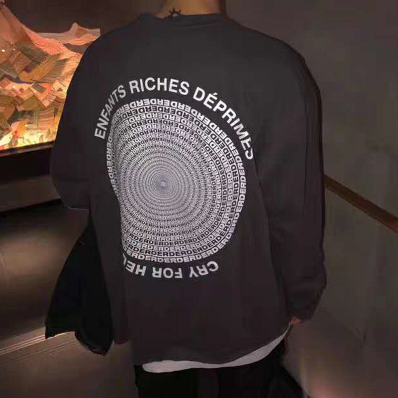 ERD Cry For Help Oversized Long Sleeve Shirts Enfants Riches Déprimés Distressed Vintage T-Shirts Men Women Casual Hip Hop Streetwear, White;black
ERD Cry For Help Oversized Long Sleeve Shirts Enfants Riches Déprimés Distressed Vintage T-Shirts Men Women Casual Hip Hop Streetwear, White;black