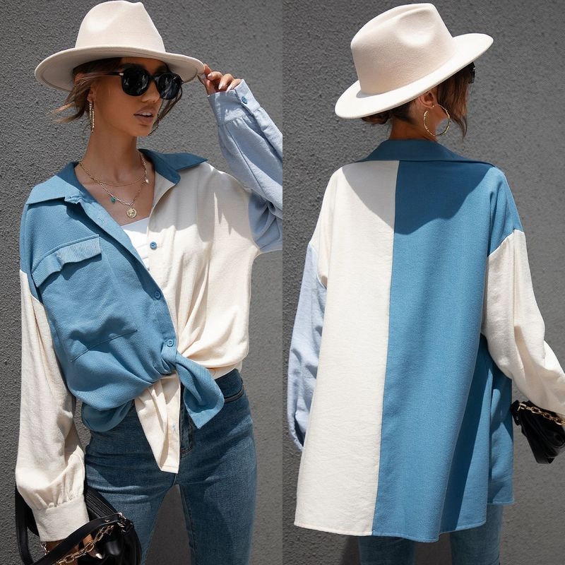 Women s Shirt Za European American Style Autumn Winter New Solid Stitching Cardigan Fashion Woman Blouses Top Female T-shirts TR, White
Women s Shirt Za European American Style Autumn Winter New Solid Stitching Cardigan Fashion Woman Blouses Top Female T-shirts TR, White